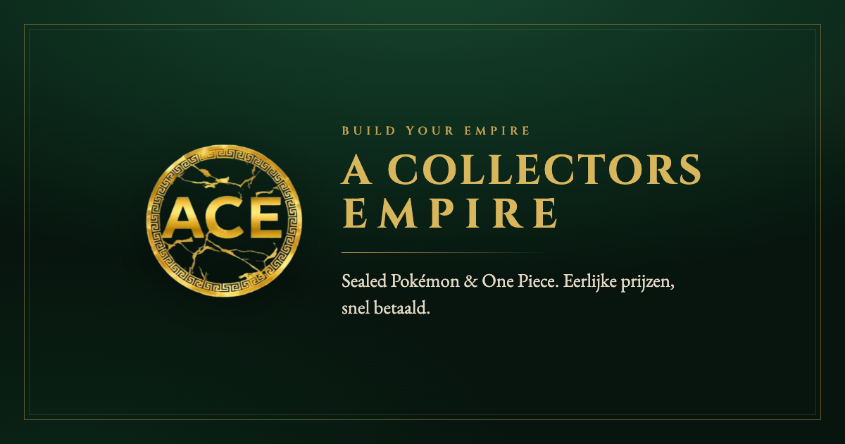 A Collectors Empire: webshop voor sealed Pokémon- en One Piece-kaarten